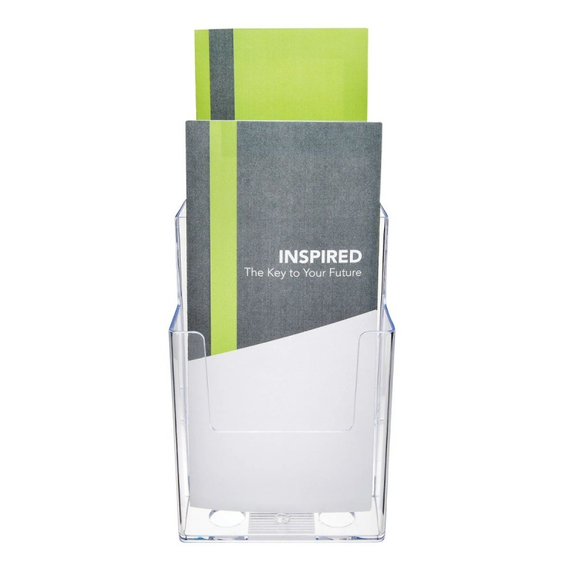 Suport plastic Deflecto, LHPA421, A4, 2 compartiment, pentru cataloage, reviste [5]