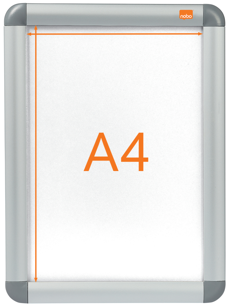 Suport rama cu clip aluminiu a4 nobo [3]