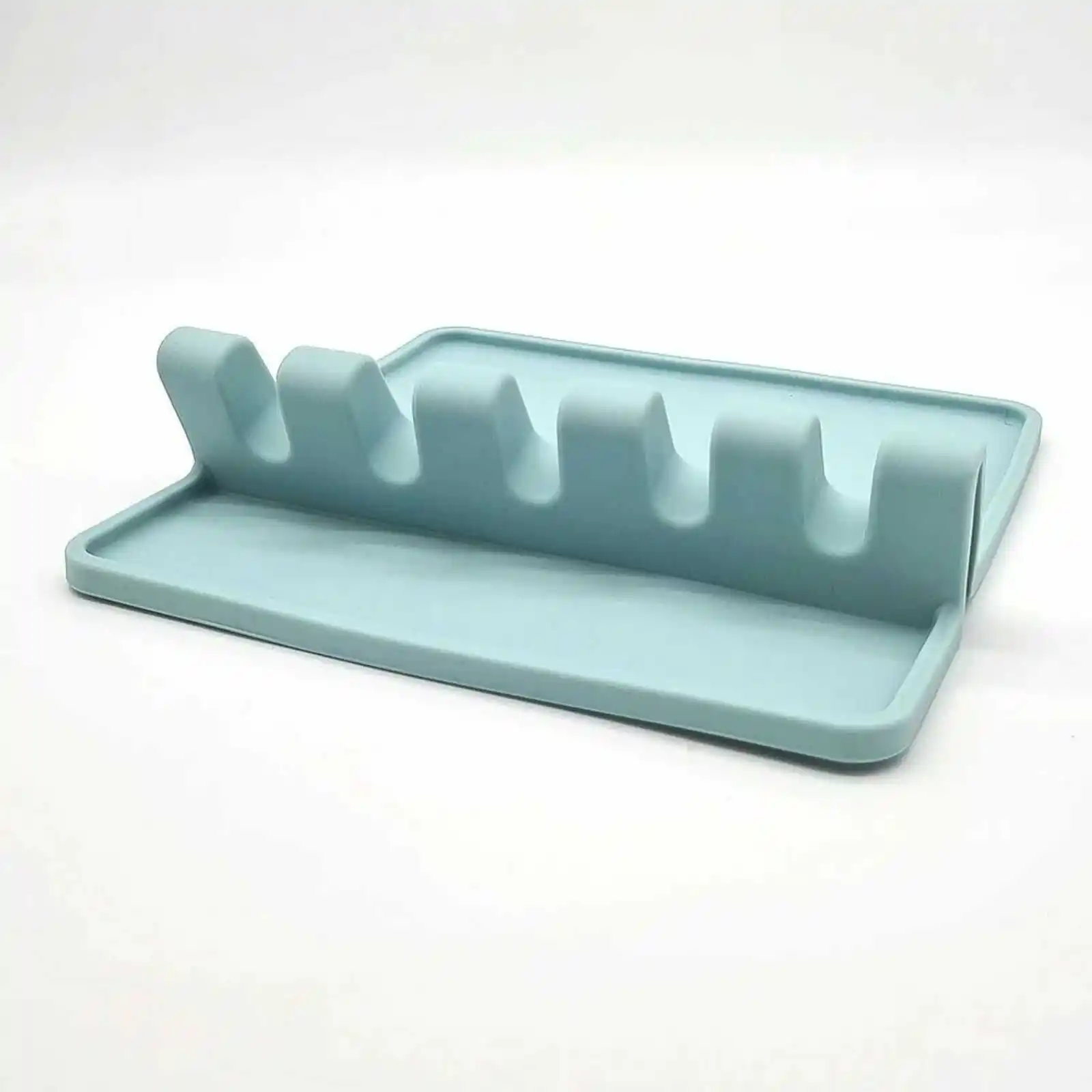 Suport tacamuri din silicon, 5 fante, Turcoaz - Micostore.ro [4]