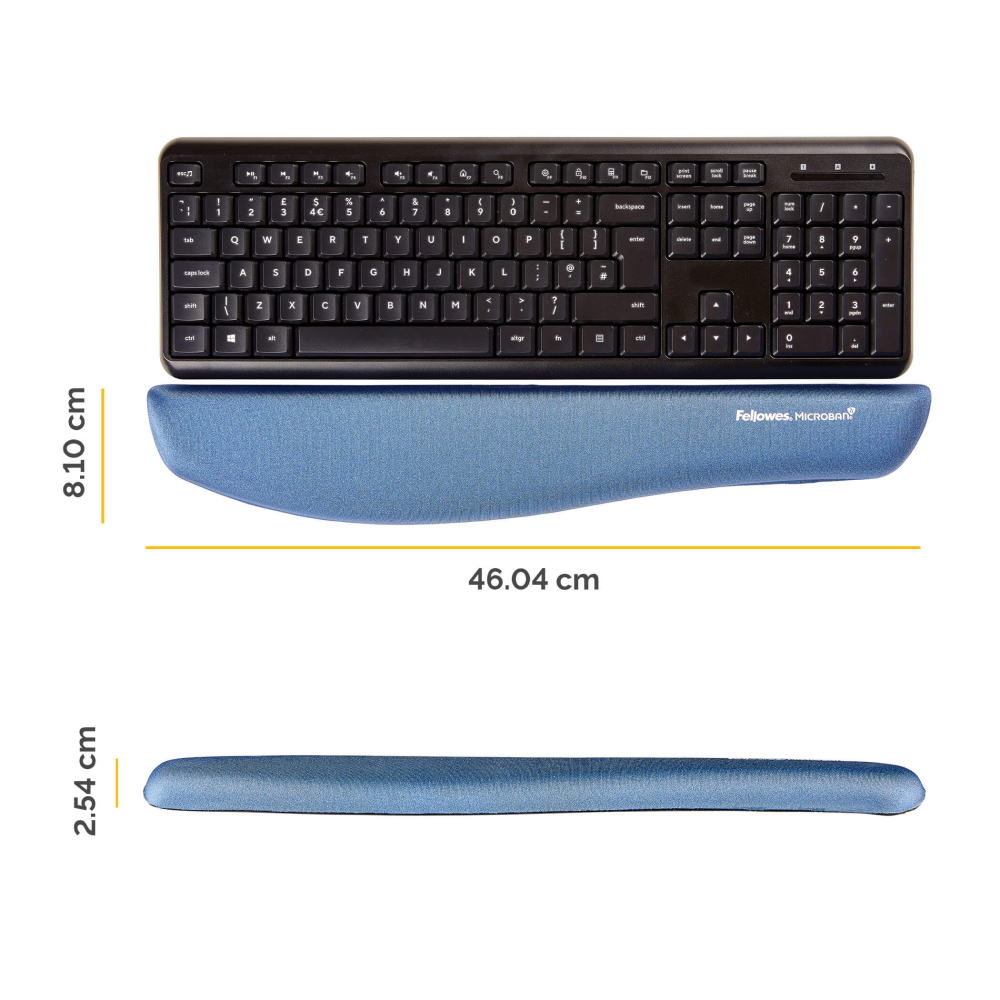 Suport tastatura plushtouch albastru fellowes [2]