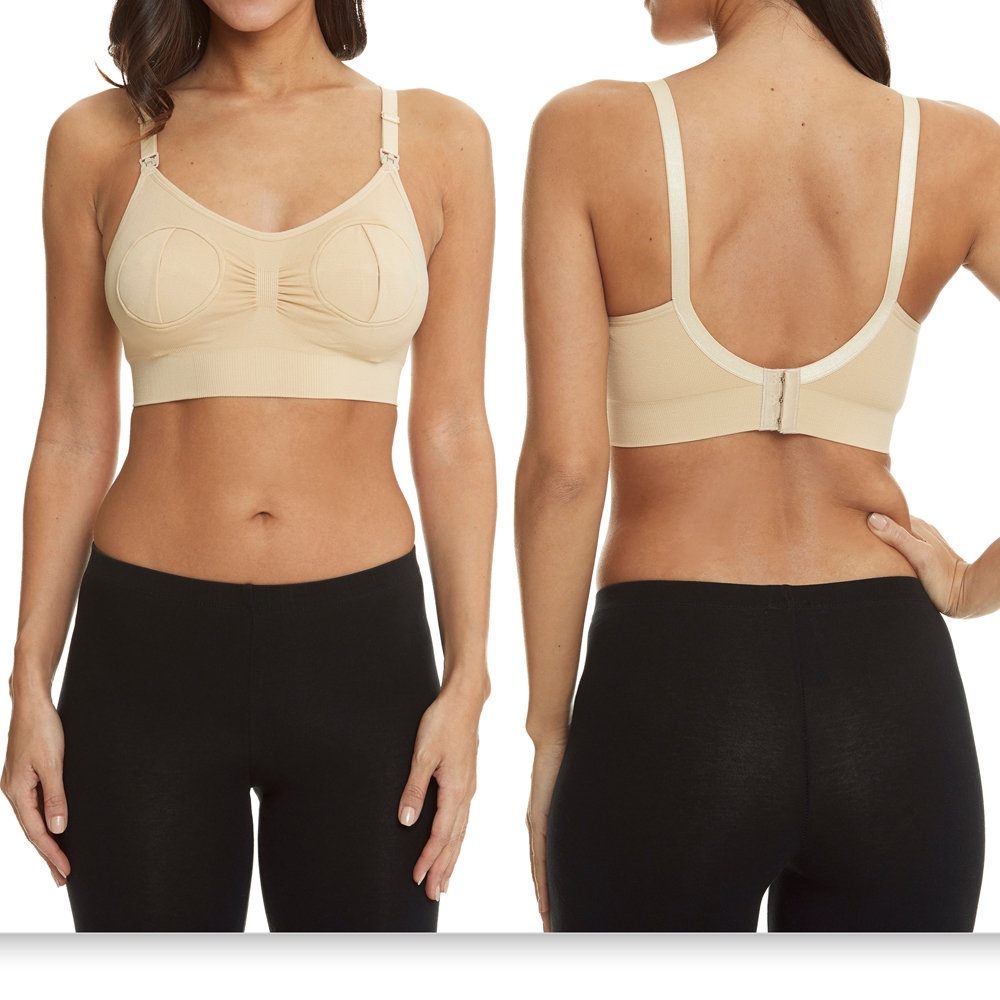 Sutien 2 in1 - Alaptare si sustinere pompa san (bej) [5]