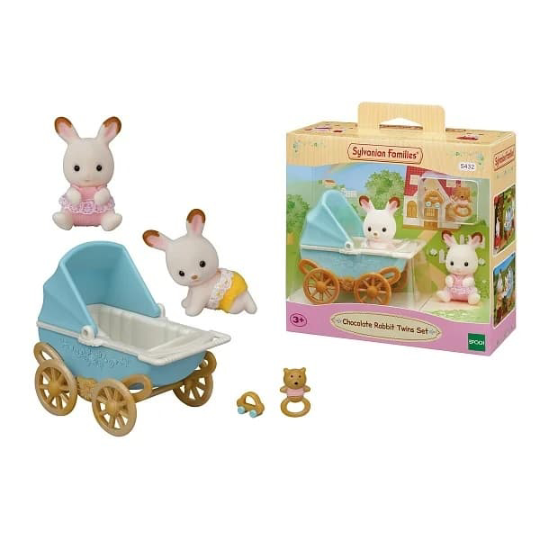 Sylvanian Families-Set Carucior Iepurasi Gemeni [2]