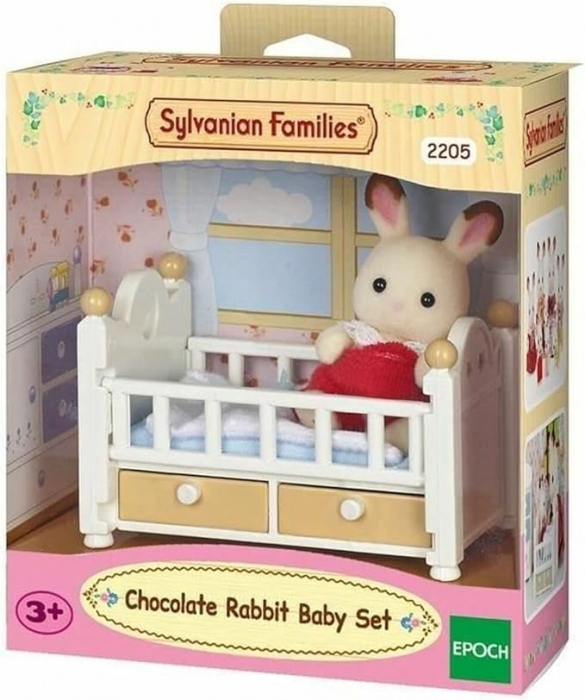 Sylvanian Families-Set Patut Bebe Iepuras Chocolate [3]