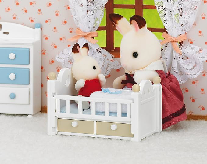 Sylvanian Families-Set Patut Bebe Iepuras Chocolate [2]