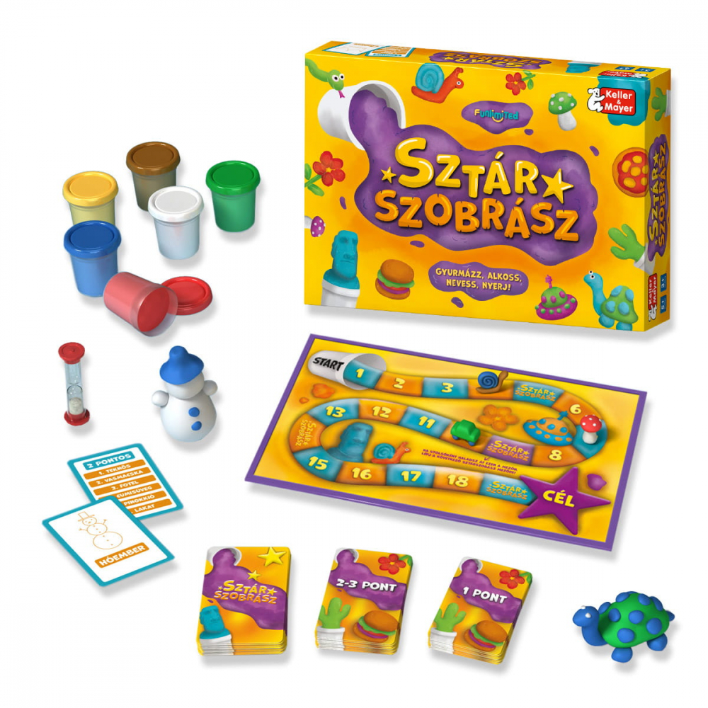 Sztárszobrász, gyurmázos társasjáték [2]