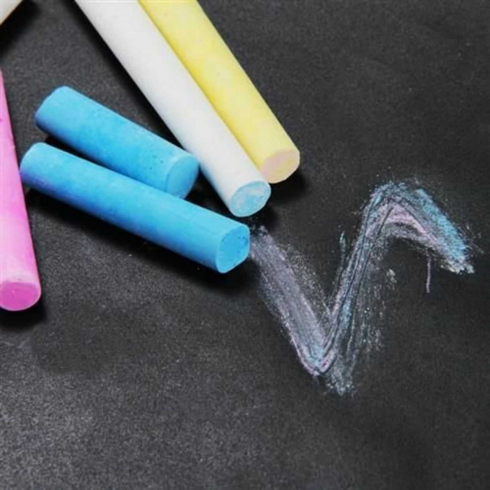 Tabla de scris autocolanta pentru multiple suprafete, tip tapet, reutilizabila, creta inclusa, usor de lipit, 45 x 200 cm, negru [7]