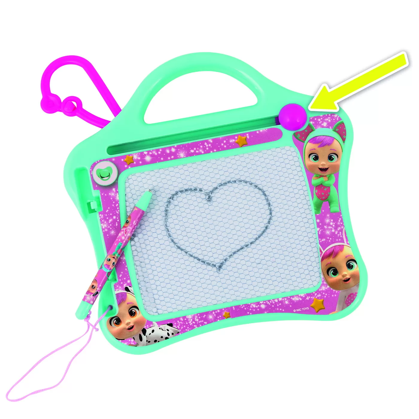 Tabla de scris Cry Babies Magic Scribbler, 3 ani+, multicolor, Jucarie educativa AS GAMES, varsta de la 3 ani la 5 ani [3]