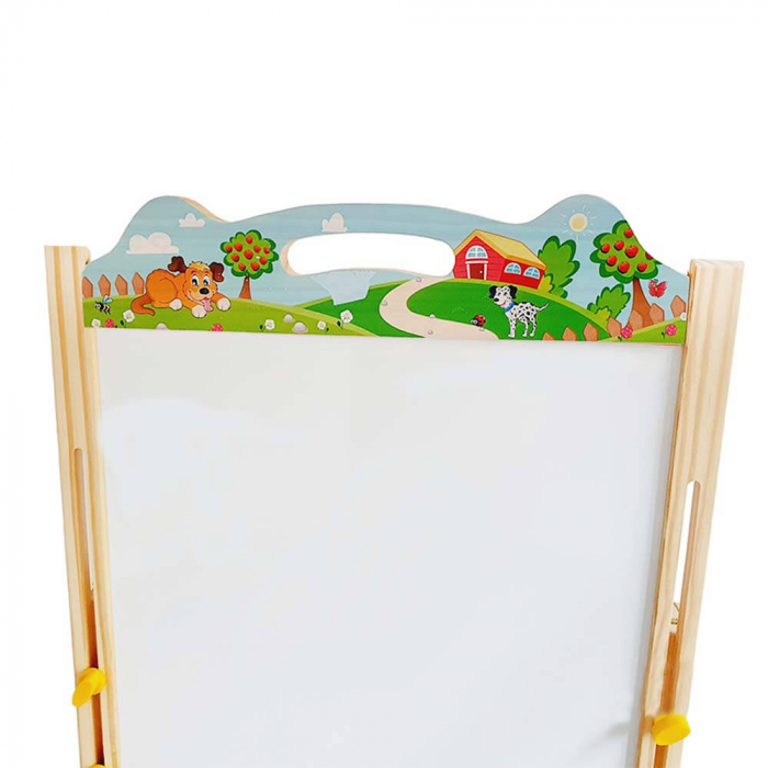 Tabla Magnetica Educativa cu 2 Fete ⭐ Litere si Cifre Magnet [5]