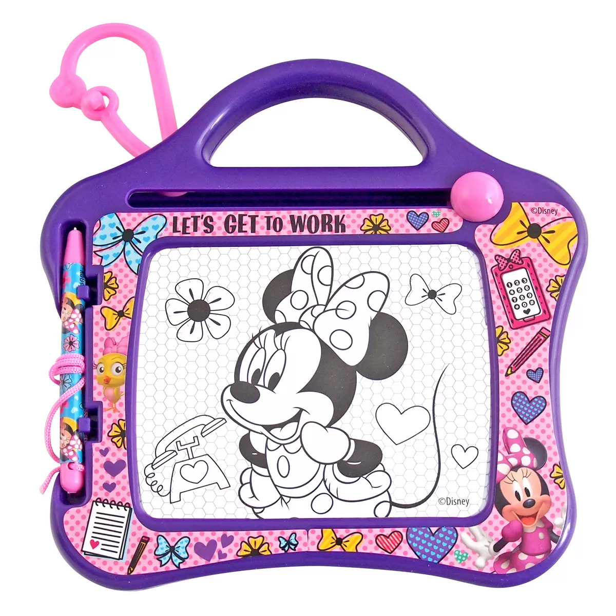 Tabla de scris, Minnie Mouse, Magic Scribbler Travel, varsta de la 3 ani la 7 ani [2]