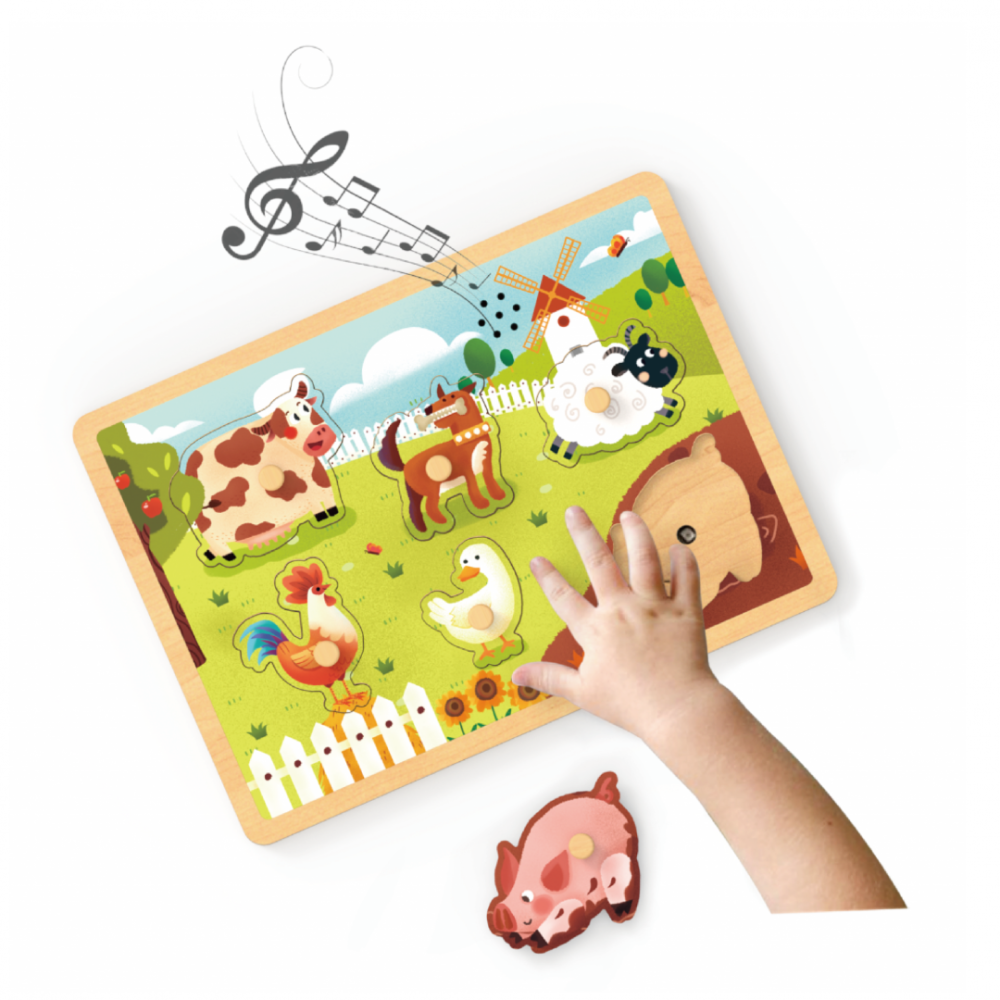 Tabla din lemn cu sunete, momki [1]