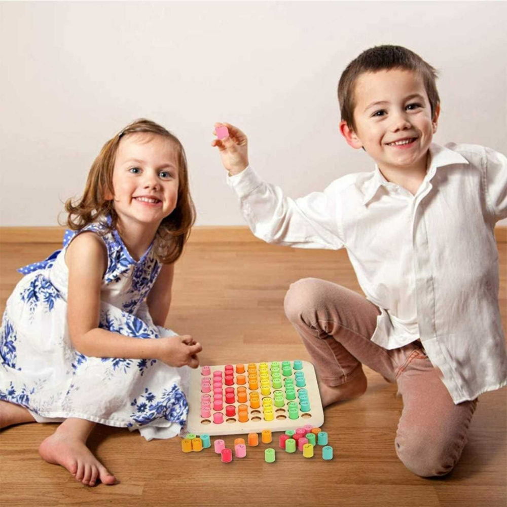 Tabla Inmultirii din Lemn 1-9 – Joc Educativ cu 81 Piese pentru Copii 7 Ani+ [7]