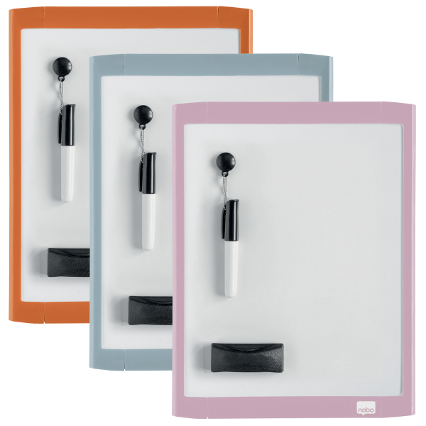 Tabla magnetica 21*28 cm + accesorii alba rama pastel nobo [2]