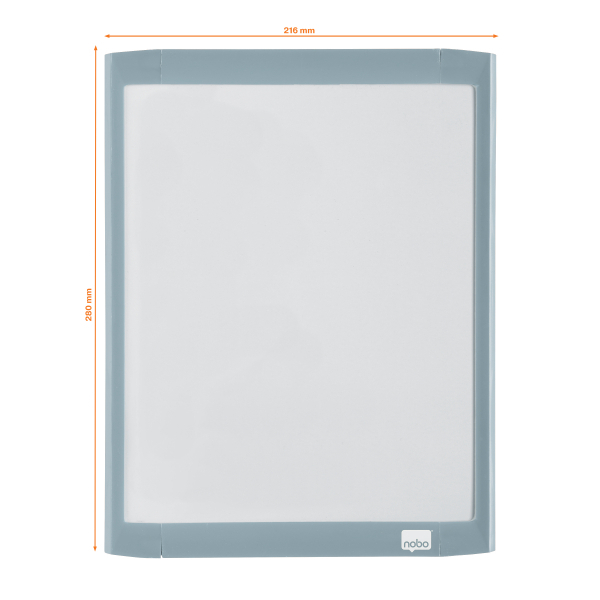 Tabla magnetica 21*28 cm + accesorii alba rama pastel nobo [3]