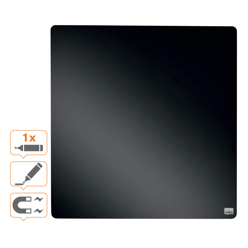 Tabla magnetica 36*36 cm neagra nobo [4]