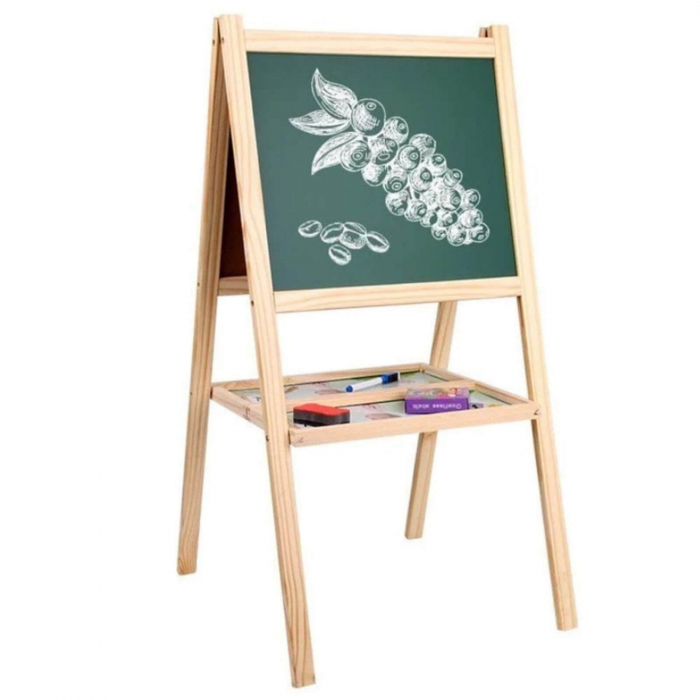 Tabla Magnetica Educativa pentru copii cu doua fete, litere, cifre [4]
