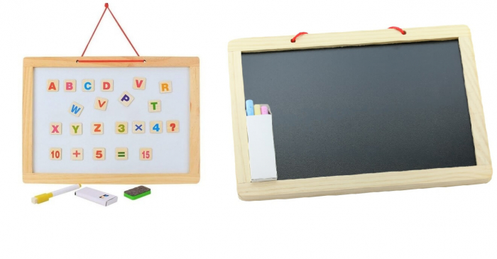 Tabla Magnetica din Lemn cu Cifre si Litere ⭐ Micostore.ro [6]