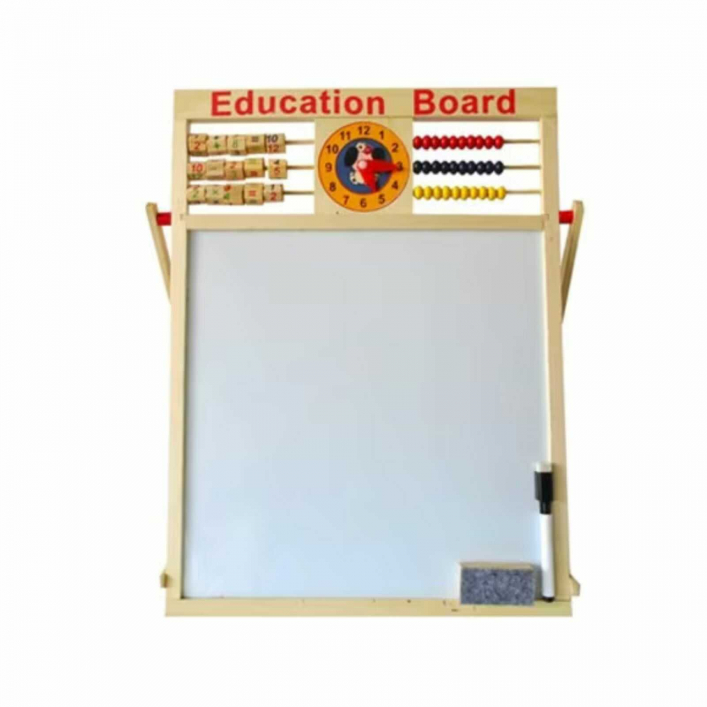 Tabla magnetica copii 63 x 46.5 cm cu litere, cifre, abac si ceas [6]