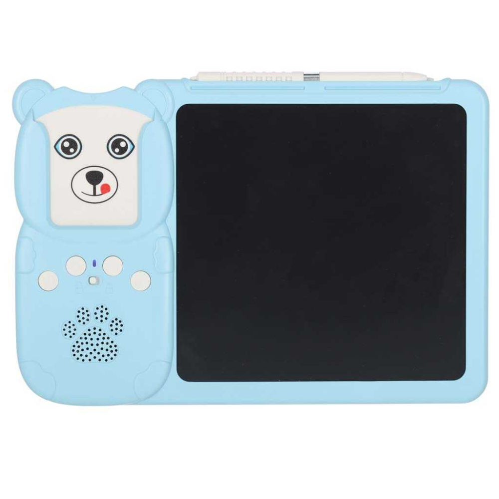 Tableta 2 in 1, Cititor de carduri pentru invatarea vocabularului in limba engleza, 112 Carduri si Desene, Fade Blue [2]