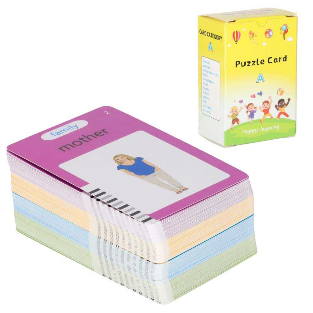 Tableta 2 in 1, Cititor de carduri pentru invatarea vocabularului in limba engleza, 112 Carduri si Desene, Fade Blue [6]