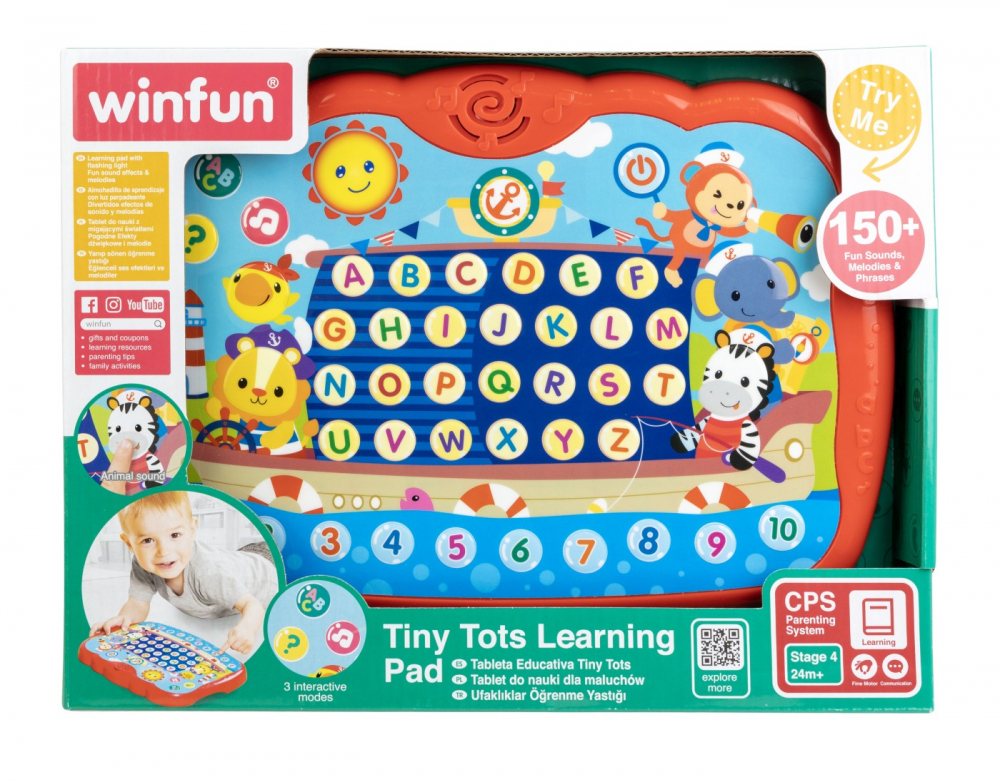 Tableta educativa pentru bebelusi, winfun, varsta de la 2 ani la 4 ani [1]