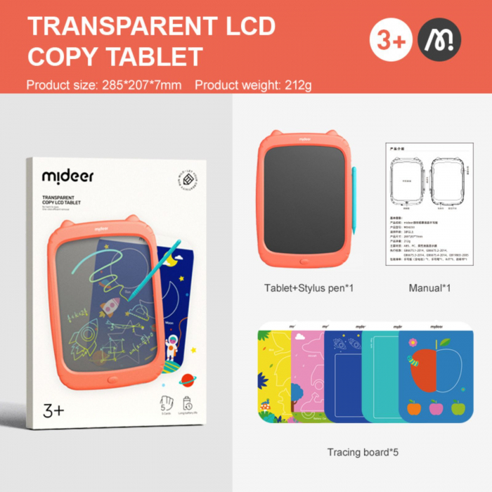 Tableta Grafica Pentru Copii LCD ⭐ Scris si Desen [4]