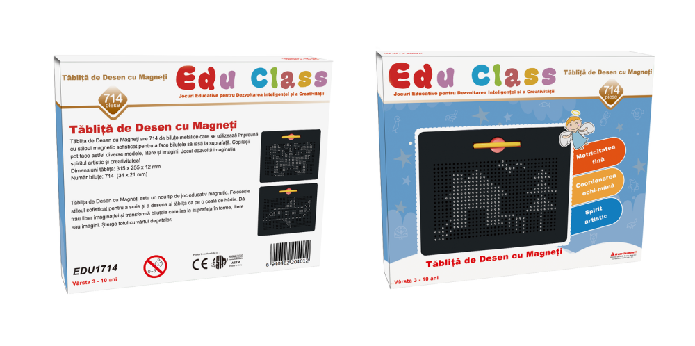 Tablita de desen cu magneti - 714 piese [2]