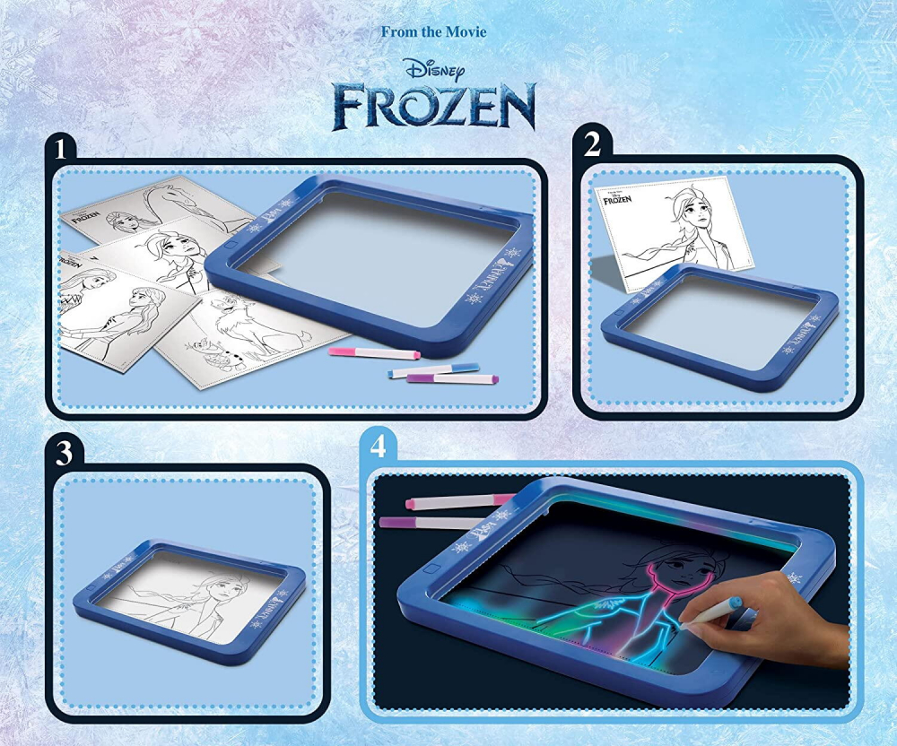 Tablita Frozen pentru desen cu LED [6]