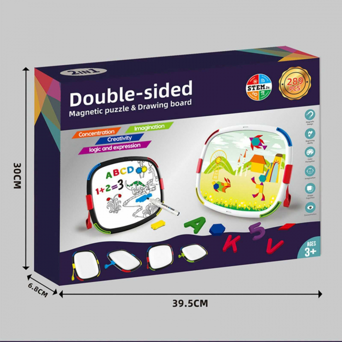Tabla Magnetica pentru Desen si Joc Tangram Magnetic [7]