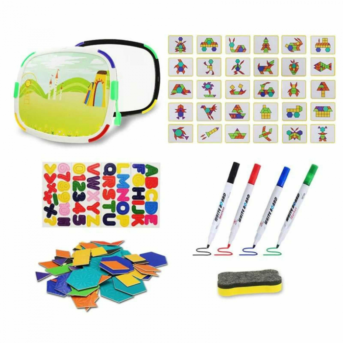 Tabla Magnetica pentru Desen si Joc Tangram Magnetic [2]