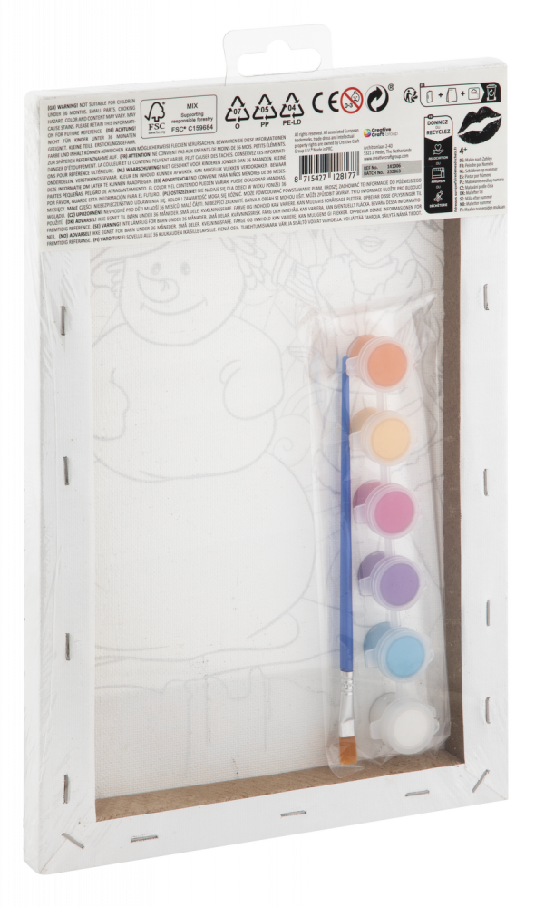 Tablou pictura pe numere - Distractie cu omul de zapada [2]