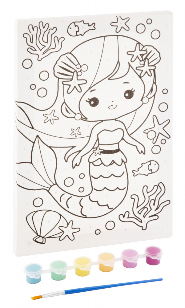 Tablou pictura pe numere - Sirena [2]