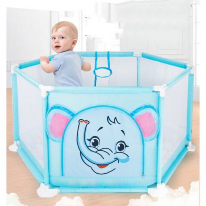 Tarc de joaca pentru copii si bebelusi - imprimeu elefant. [2]