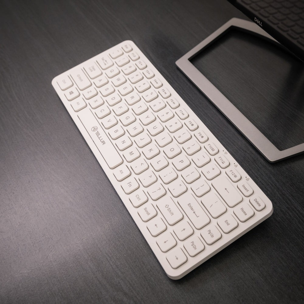 Tastatură fără fir Tellur, Mini, Alb [4]