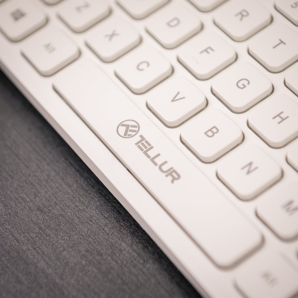 Tastatură fără fir Tellur, Mini, Alb [5]