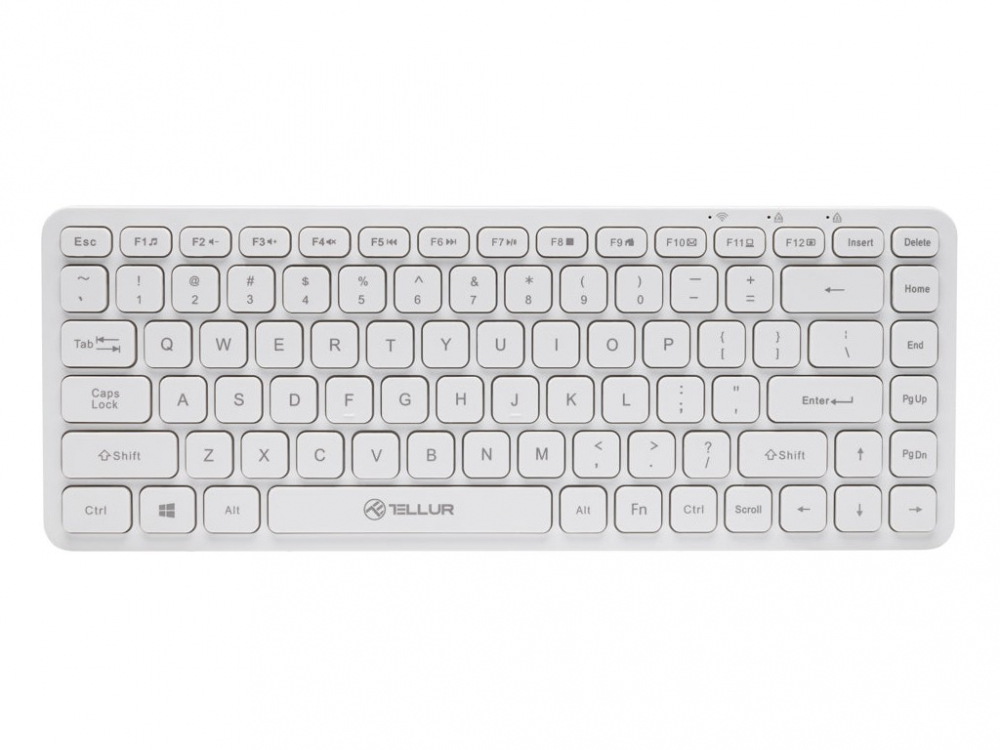 Tastatură fără fir Tellur, Mini, Alb [1]