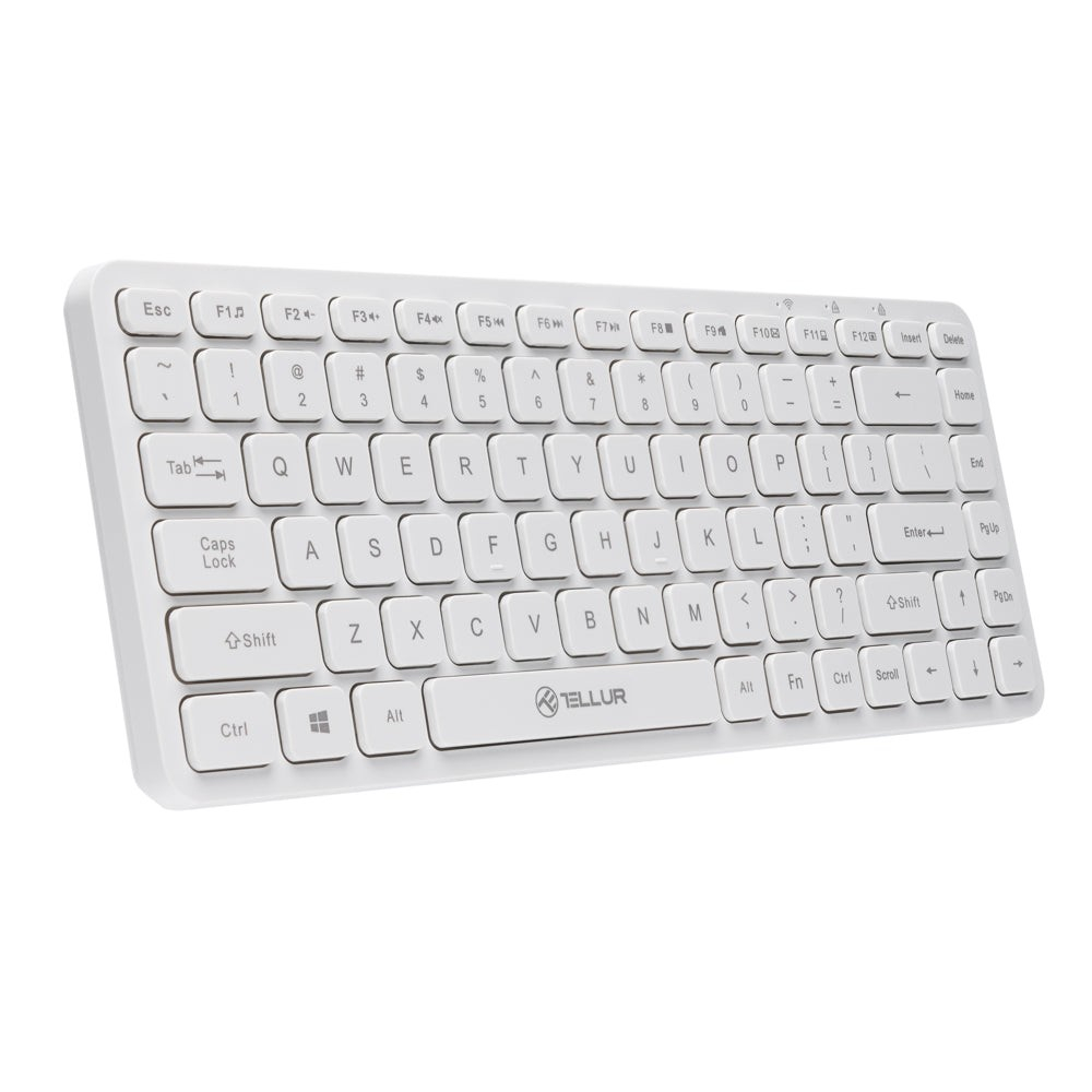 Tastatură fără fir Tellur, Mini, Alb [2]