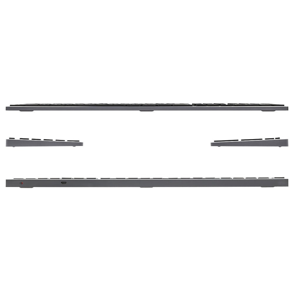 Tastatură fără fir Tellur Shade, Bluetooth, US, Alu, Gri Negru [7]