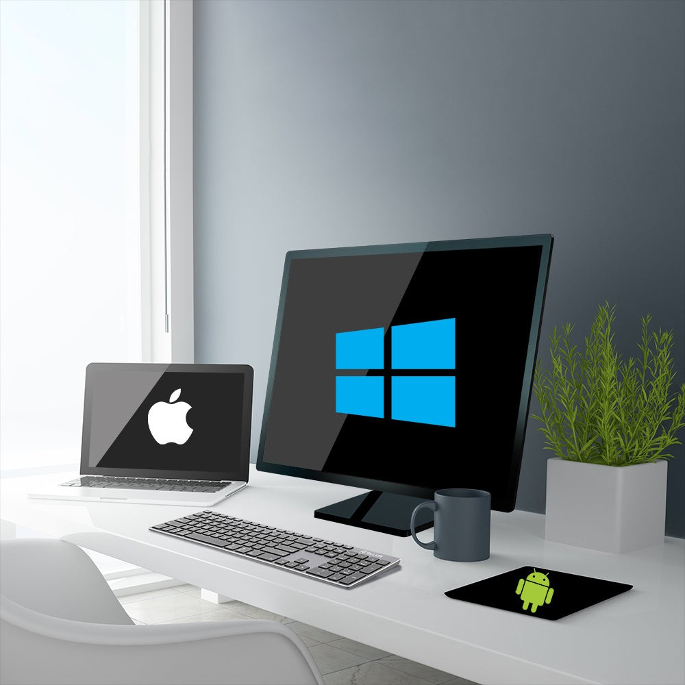 Tastatură fără fir Tellur Shade, Bluetooth, US, Alu, Gri Negru [2]