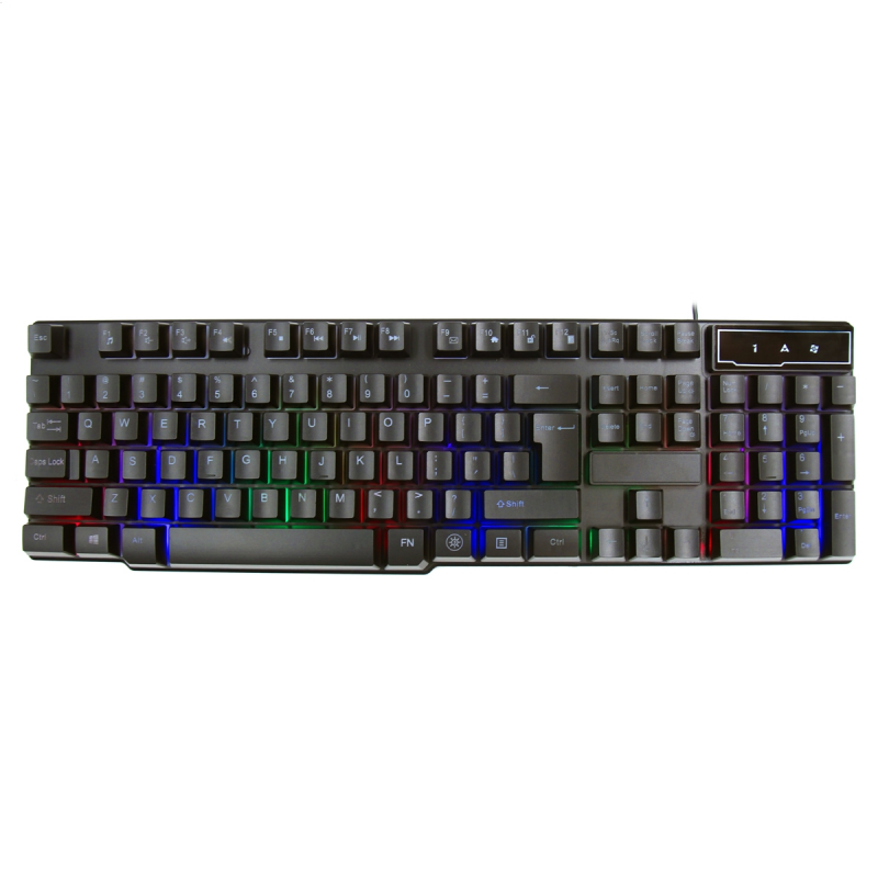 Tastatura Platinet Varr Pro-Gaming VRGBK7023B, USB, 104 taste iluminate RGB, cablu 1.4m, negru [3]
