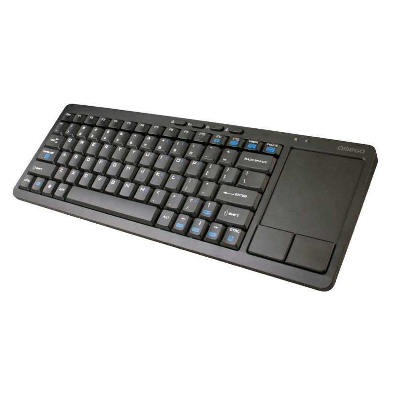 Tastatura wireless Omega Smart TV OKB004B, cu touch pad, negru [2]