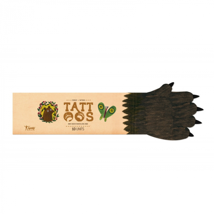 Tatuaje lavabile, colorate, padure, cu cerneala vegetala, varsta 3 - 6, 6 - 9 ani, Baiat, Fata [3]