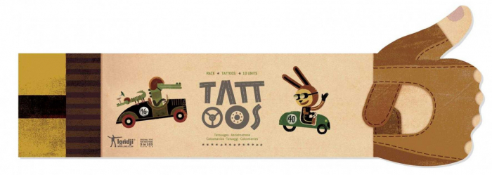 Tatuaje mijloace de transport, masini, Cursa auto, varsta 3 - 6, 6 - 9 ani, Baiat [2]