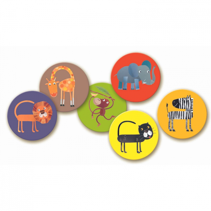 Joc educativ de memorie cu animale din jungla ⭐ Micostore.ro [3]
