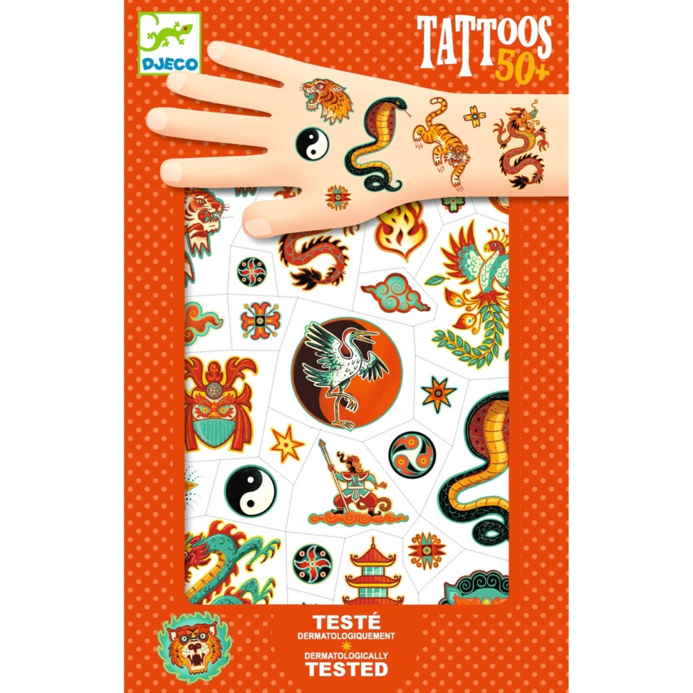 Tatuaje temporare Arte martiale, Djeco Baiat, Fata, varsta 3 - 6 ani, 6 - 9 ani [3]