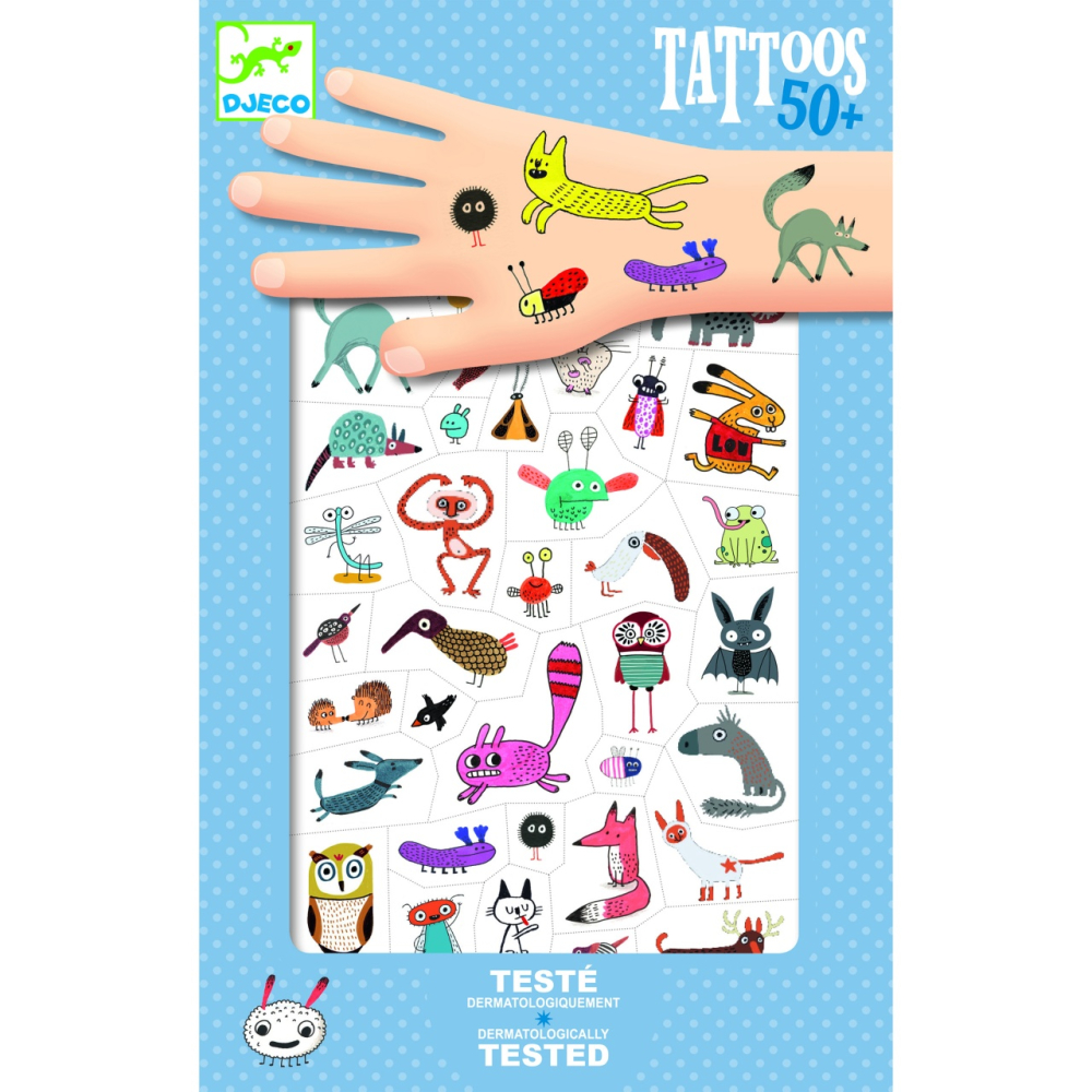 Tatuaje temporare Mici vietati, Djeco pentru Baiat, Fata varsta 3 - 6, 6 - 9 [3]