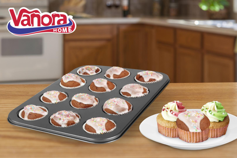 Tava copt 12 forme -  briose, vanora home [2]