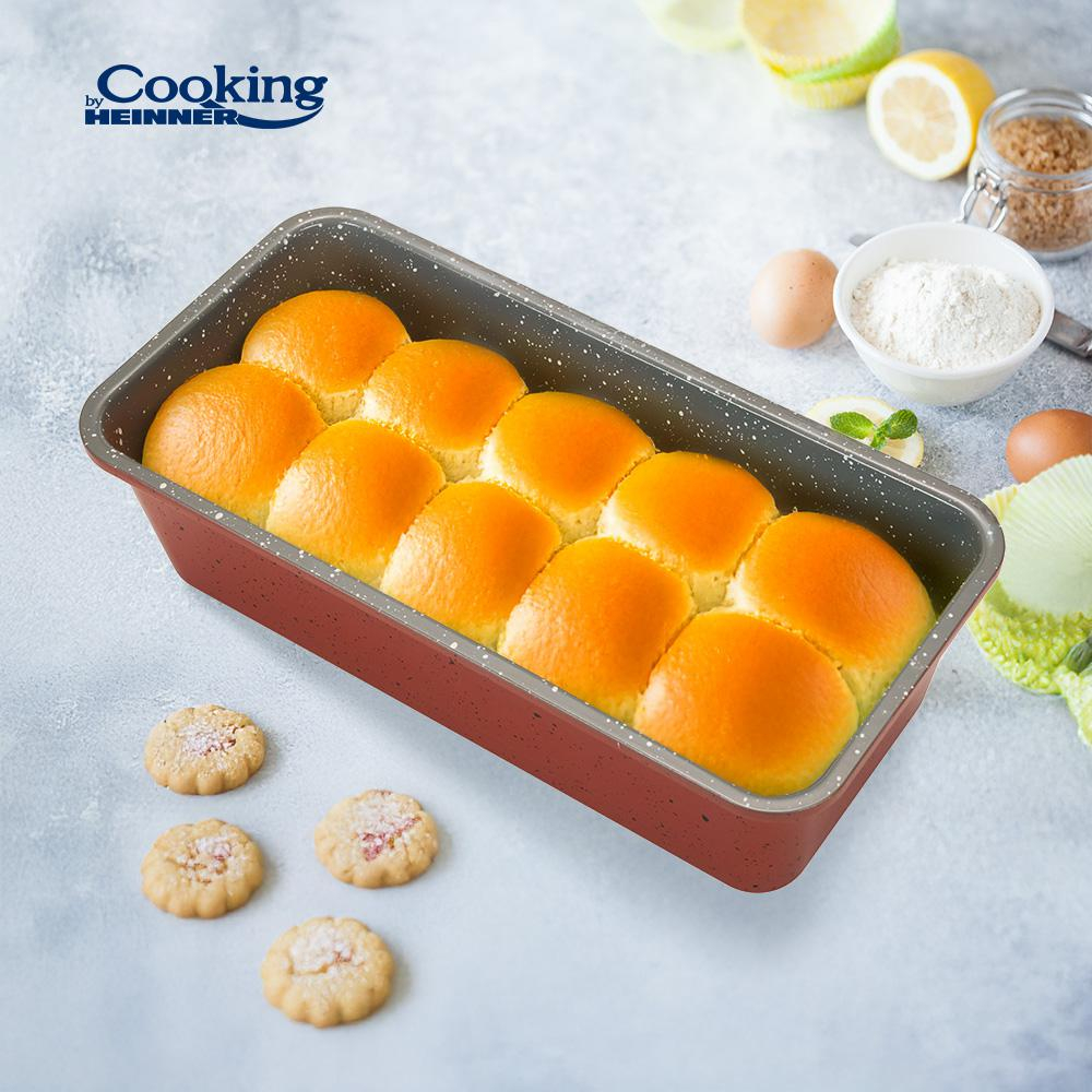 Tava copt cozonac / paine, acoperire ceramica, 30x14x9 cm, anca, cooking by heinner [3]