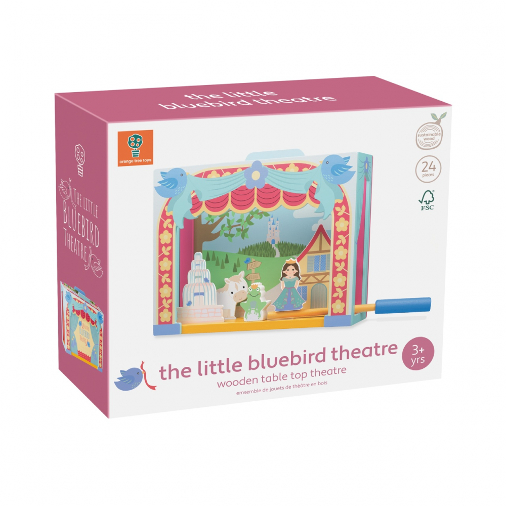 Teatru de masa din lemn, Orange Tree Toys, varsta 3 - 6 ani, Baiat, Fata [1]