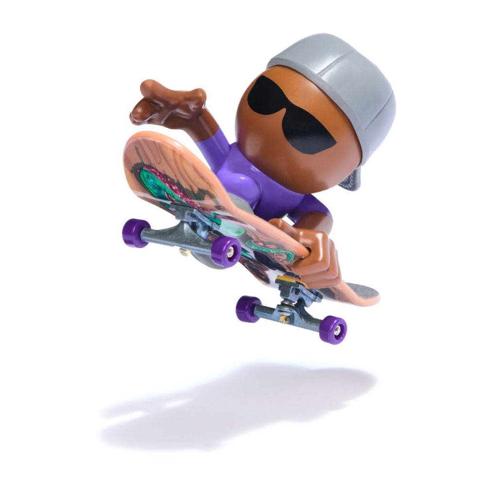 Tech dech sk8 crew pachet placa si figurina 9.6cm sapca gri, varsta de la 5 ani la 12 ani [3]