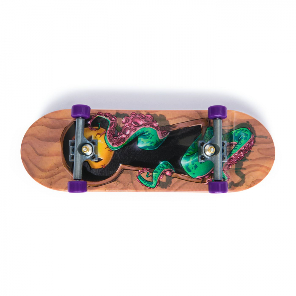 Tech dech sk8 crew pachet placa si figurina 9.6cm sapca gri, varsta de la 5 ani la 12 ani [5]